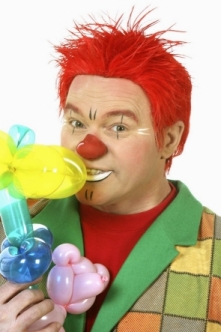 clown met rood haar