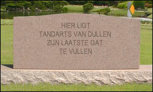 tandarts begraven