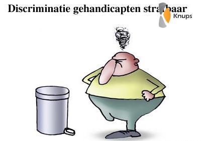 discriminatie gehandicapten strafbaar