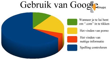 het gebruik van google